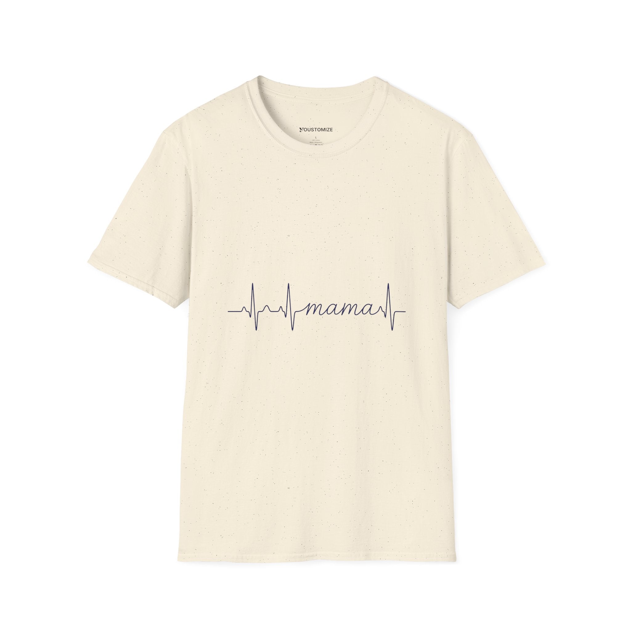 Mama Heartbeat T-Shirt — "mama" EKG Line Nurse Mom Tee, Mother's Day Gift