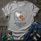 Two Shifts One Heart Nurse Mom Tee
