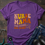 Nurse Mama T-Shirt — “Two Titles One Heart” Retro Nurse Mom Tee