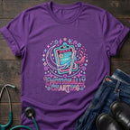 Tired Nurse Shirt — Emotionally Charting Graphic Tee