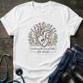 Nurturing the Human Heart RN Mom Floral Tee