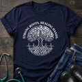 Strong Roots Healing Hands Nurse Mom Tree of Life Tee