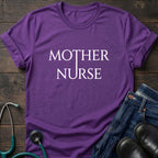 Mother Nurse Simple Serif Identity Tee