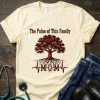 Pulse of This Family Heartbeat Nurse Mom Tee
