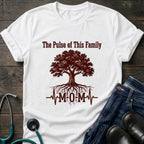 Pulse of This Family Heartbeat Nurse Mom Tee