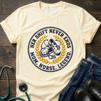 Her Shift Never Ends Nurse Mom Legend Tee