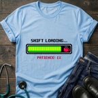 Patience 1 Percent Shift Loading Retro Nurse Tee