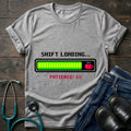 Patience 1 Percent Shift Loading Retro Nurse Tee