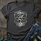 Battle Tested Nurse by Trade Mom by Grace Tee
