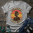 Surgery Nurse Life Retro Scrub Nurse Tee