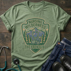 Frontline Nurse Outdoor Badge Wilderness Tee