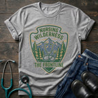 Frontline Nurse Outdoor Badge Wilderness Tee