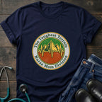Toughest Terrain Nurse Mom Division Vintage Mountain EKG Tee