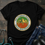 Toughest Terrain Nurse Mom Division Vintage Mountain EKG Tee