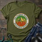 Toughest Terrain Nurse Mom Division Vintage Mountain EKG Tee