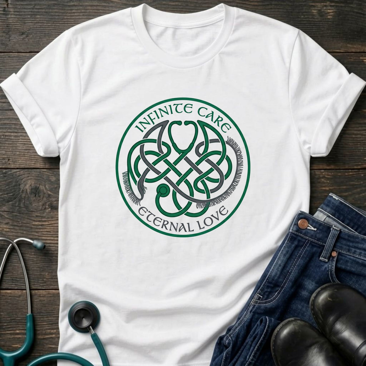Infinite Care Eternal Love Nurse Mom Tee