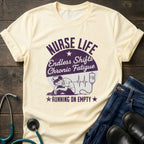 Endless Shifts Chronic Fatigue Running on Empty Nurse Tee