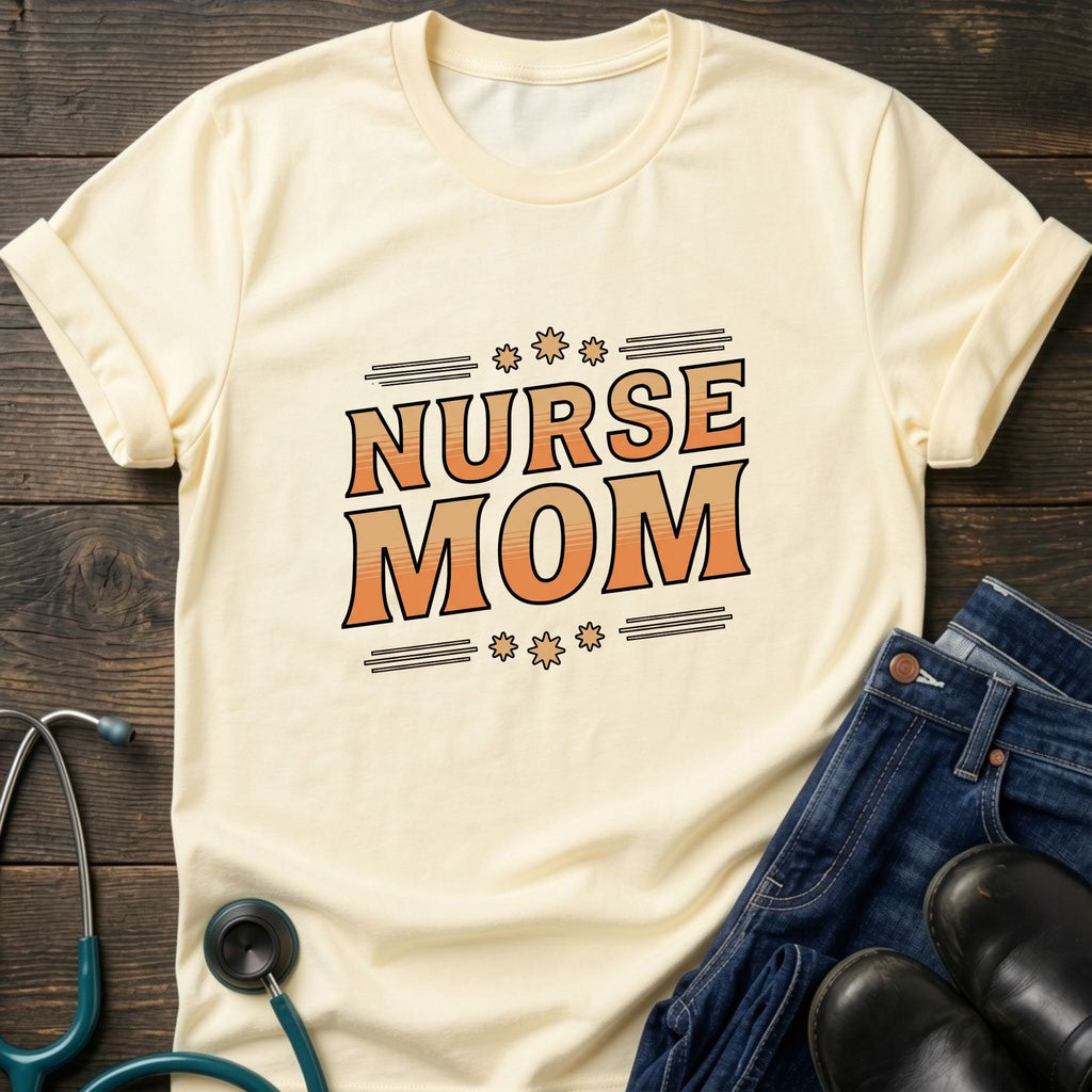 Retro Nurse Mom Gift Tee
