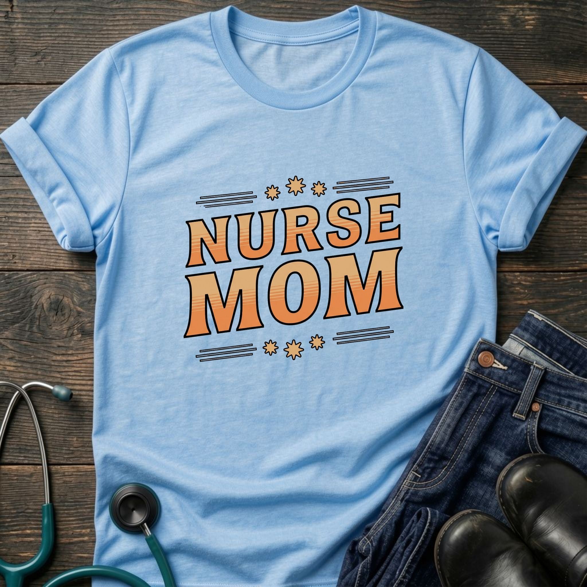 Retro Nurse Mom Gift Tee