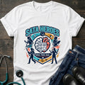 SATA Heroes Select Think Save Nursing Student Humor Tee