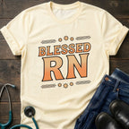 Blessed RN Retro Nurse Tee