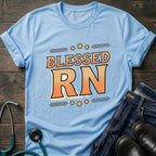 Blessed RN Retro Nurse Tee