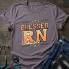 Blessed RN Retro Nurse Tee