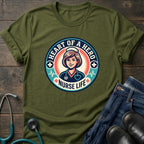 Nurse Life Heart of the Shift Graphic Tee