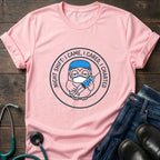I Came I Cared I Charted Nurse Charting Humor Tee