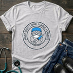 I Came I Cared I Charted Nurse Charting Humor Tee