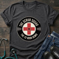 The Scrub Squad 12-Hour Remix Retro Medical Badge Tee