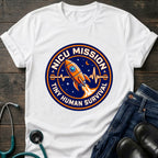 NICU Mission Rocket Tiny Human Survival Tee