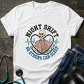 Night Shift So Others Can Sleep Skull Stethoscope Nurse Tee