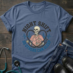 Night Shift So Others Can Sleep Skull Stethoscope Nurse Tee