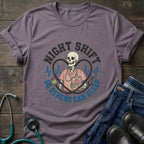 Night Shift So Others Can Sleep Skull Stethoscope Nurse Tee