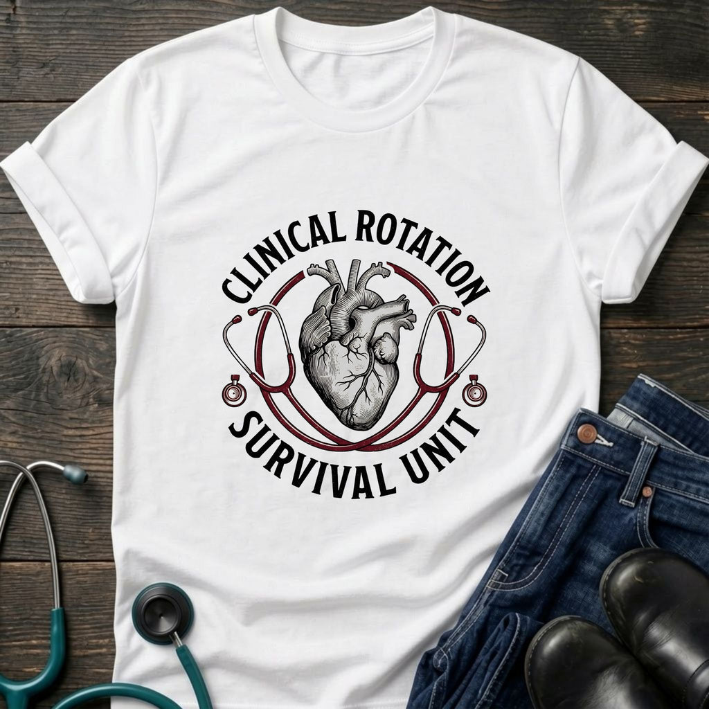 Clinical Rotation Survival Unit Nursing Student Tee