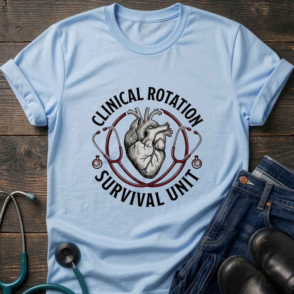 Clinical Rotation Survival Unit Nursing Student Tee