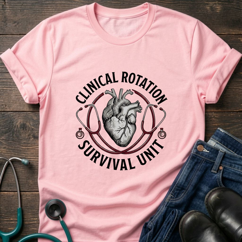 Clinical Rotation Survival Unit Nursing Student Tee