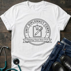 Unit Diplomacy Corps Nurse Tee — Mediating Chaos Since 07:00
