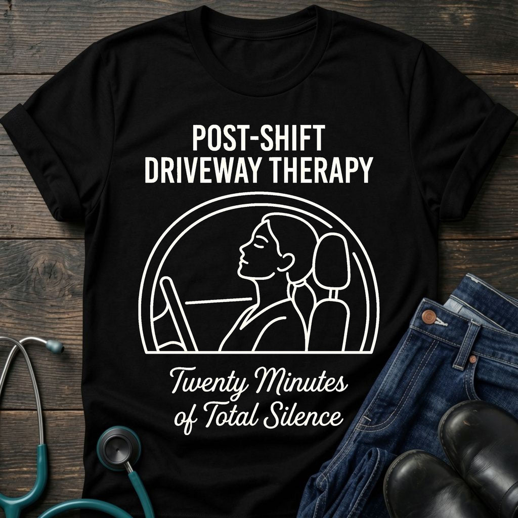 Post-Shift Driveway Therapy Nurse Tee