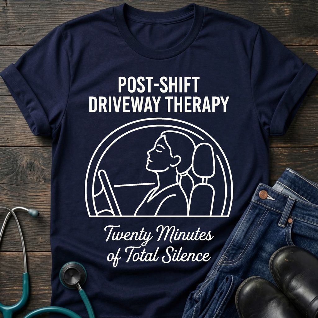 Post-Shift Driveway Therapy Nurse Tee