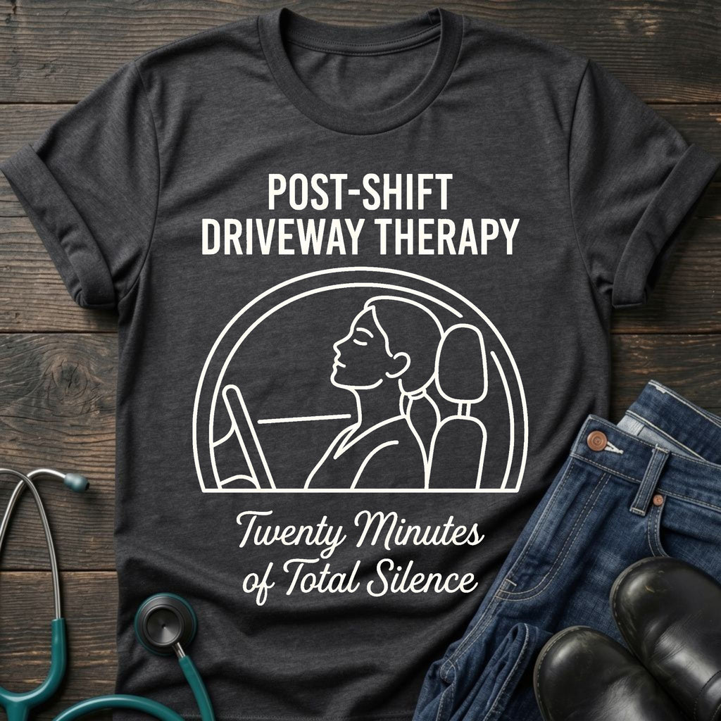 Post-Shift Driveway Therapy Nurse Tee