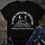 12-Hour Linoleum Expedition Nurse Tee — Walking in Circles Till Sunrise