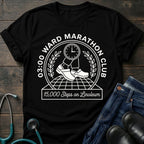 03:00 Ward Marathon Club Nurse Tee — 15,000 Steps on Linoleum
