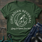 Circadian Reversal Nurse Tee — Living in Reverse Since 1900