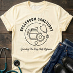 Breakroom Sanctuary Nurse Tee — Guarding the Day-Shift Leftovers