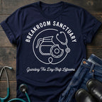 Breakroom Sanctuary Nurse Tee — Guarding the Day-Shift Leftovers