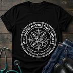 Med Room Navigation Society Nurse Tee — Two Minutes of Sacred Solitude