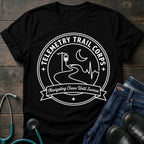 Telemetry Trail Corps Nurse Tee — Navigating Chaos Until Sunrise