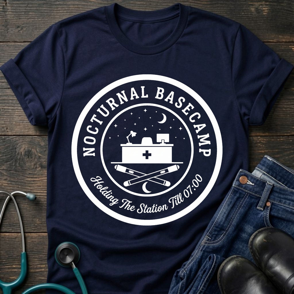 Nocturnal Basecamp Night Shift Nurse Tee